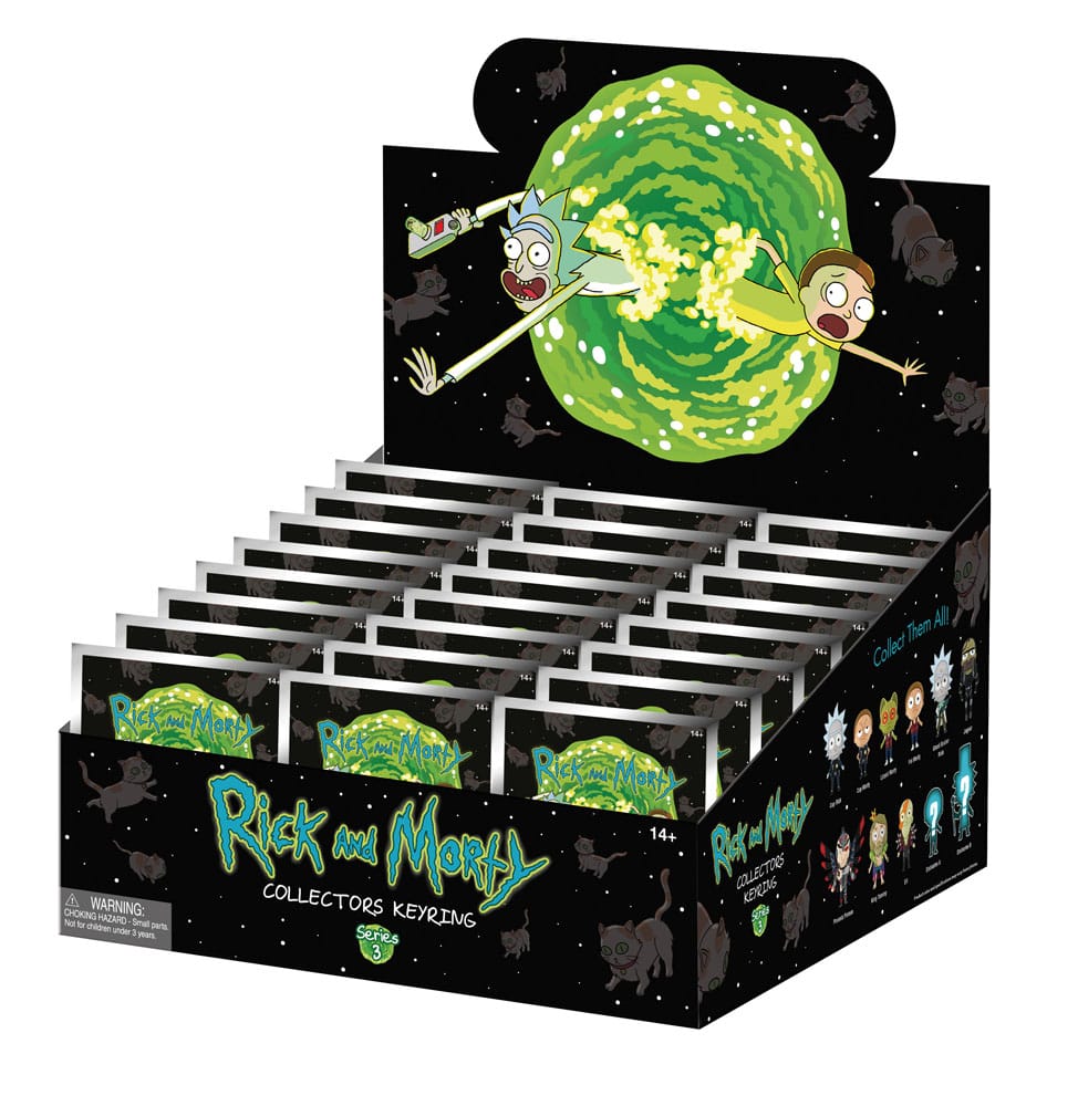 Rick and Morty PVC-Taschenanhänger Series 3 Display (24) - Versand: 7 Tage nach Bestellung