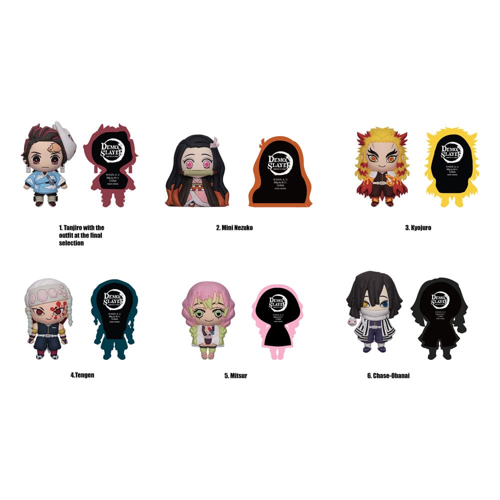 Demon Slayer: Kimetsu no Yaiba 3D Magnet Series 2 - Blind Bag (1) random selection - sofort lieferbar