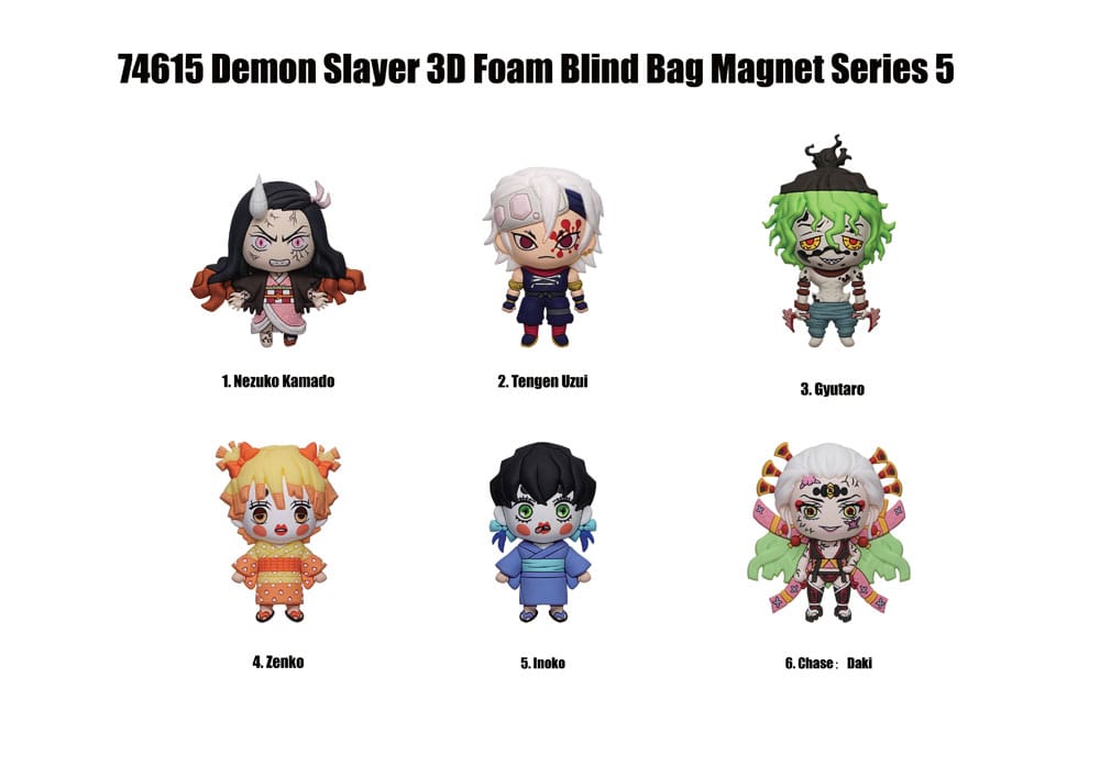 Demon Slayer Magnete Blind Pack Series 5 Display (12) - Preorder - ETA: 31.03.2026
