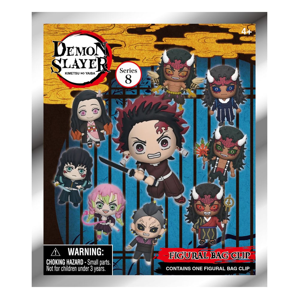 Demon Slayer Season 3 3D PVC-Taschenanhänger Serie 8 Display  (24) - Preorder - ETA: 25.02.2026