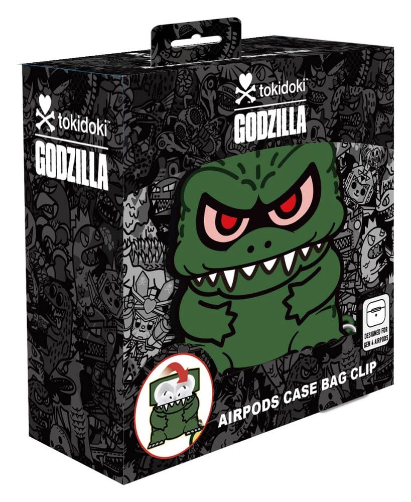 Godzilla x Tokidoki 3D Schaumstoff Airpods Hülle Taschenanhänger Display (12) - Preorder - ETA: 28.12.2026