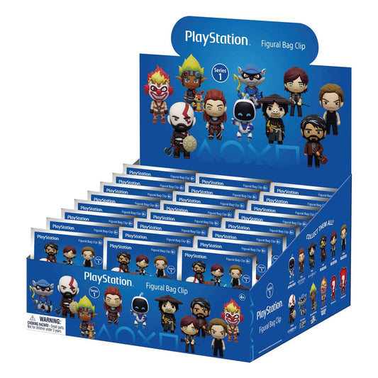 Playstation 3D PVC-Taschenanhänger Serie 1 Display  (24) - Preorder - ETA: 07.02.2026