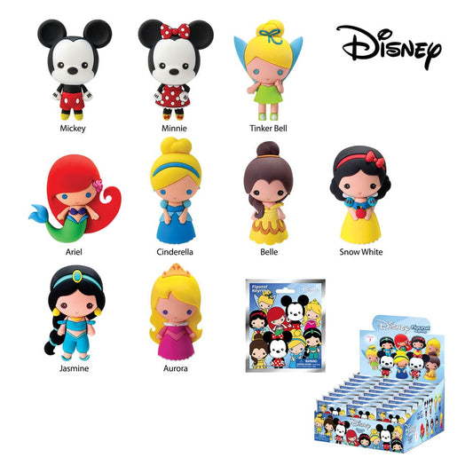 Disney 3D PVC-Taschenanhänger Serie 1 Display (24) - Versand: 5-7 Tage nach Bestellung