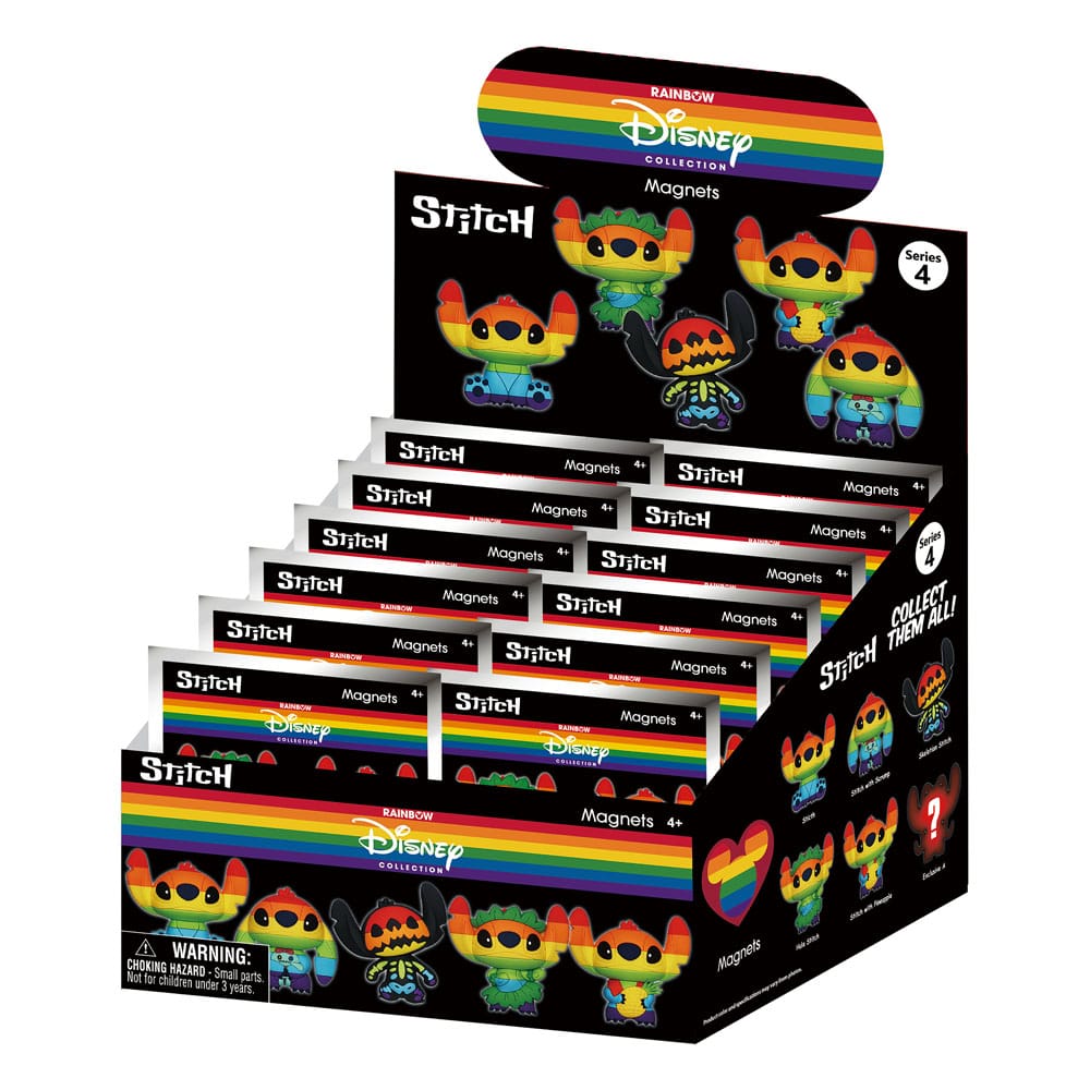 Lilo & Stitch 3D Magnete Series 4 Display (12) - Versand: 7 Tage nach Bestellung