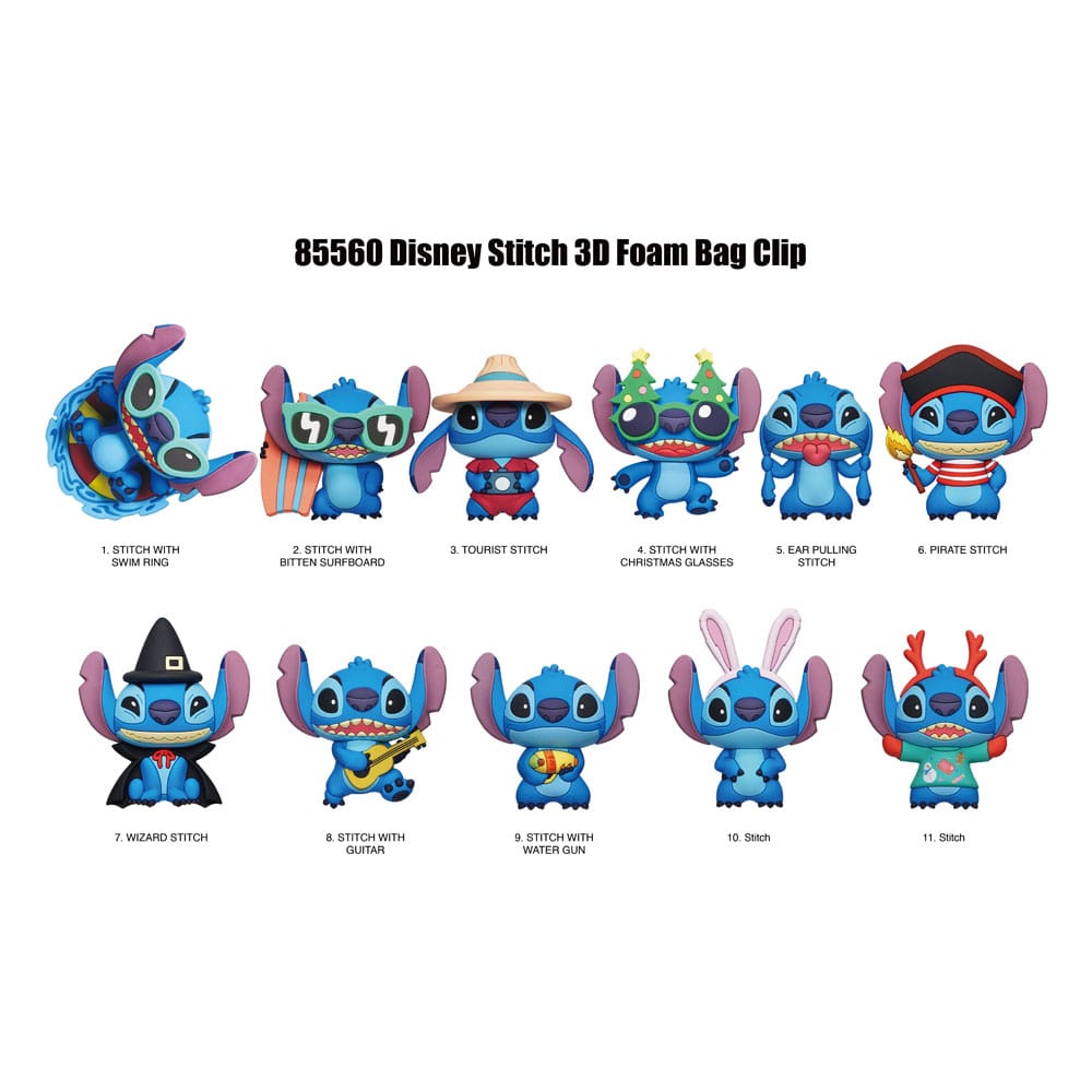 Lilo & Stitch 3D PVC-Taschenanhänger Kostüme Serie 3 Display (24) - Preorder - ETA: 25.06.2026
