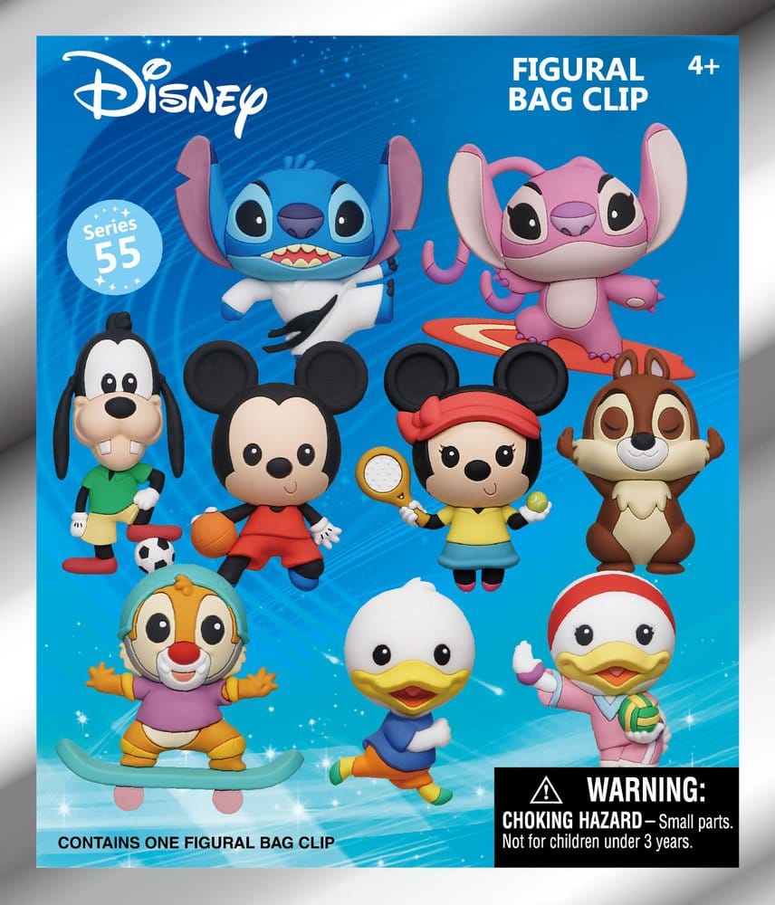 Disney Sports 3D PVC-Taschenanhänger Serie 55 Blind Bag Display (24) - Preorder - ETA: 26.10.2026
