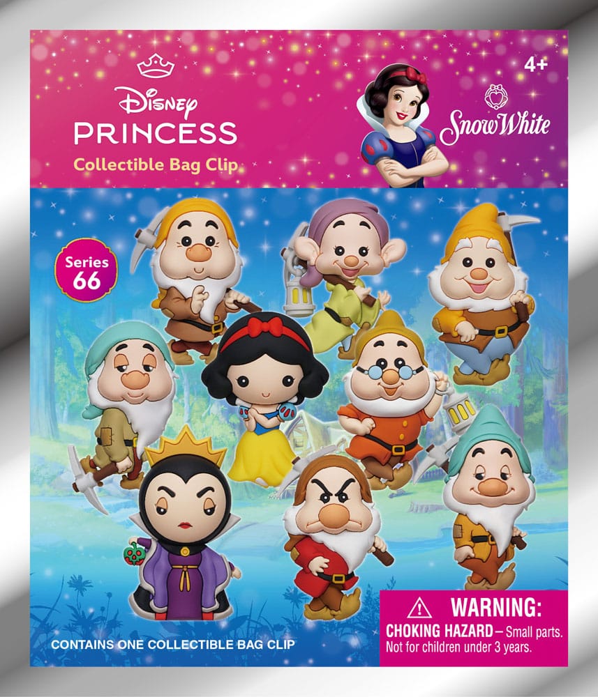 Schneewittchen 3D PVC-Taschenanhänger Classic Series 66 Display (24) - Preorder - ETA: 11.11.2025