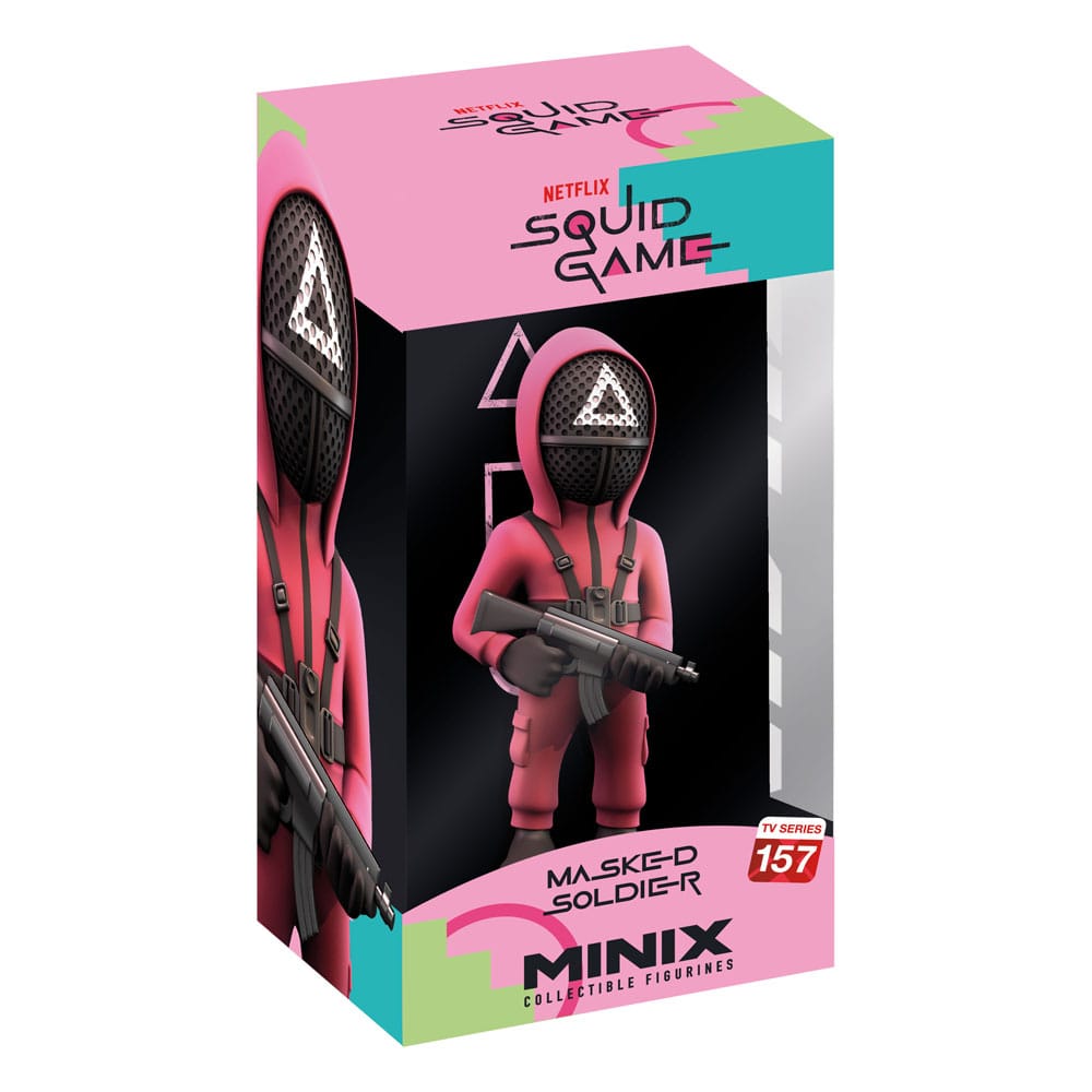 Squid Game Minix Figur Masked Triangle Guard 12 cm - Preorder - ETA: 18.02.2026