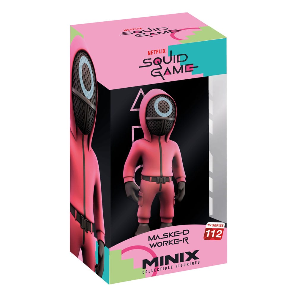 Squid Game Minix Figur Masked Circle Guard 12 cm  - Preorder - ETA: 19.02.2026