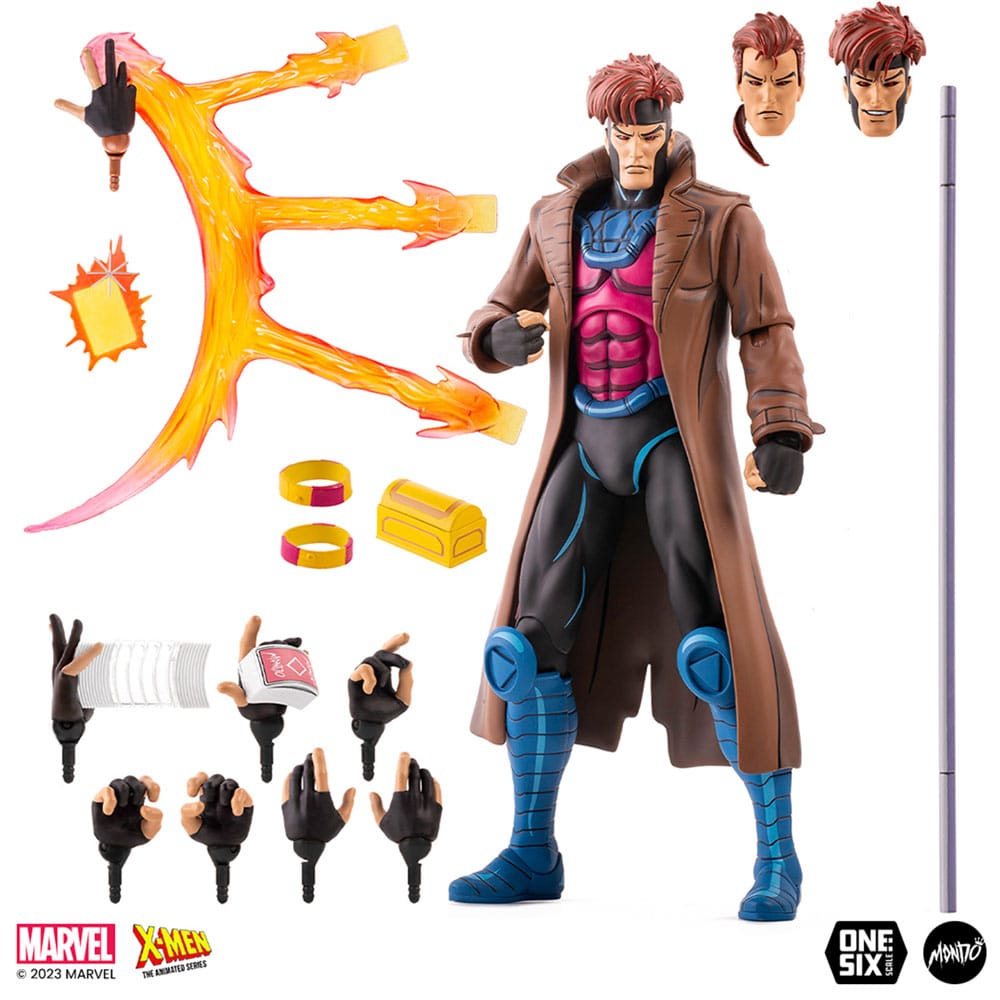 X-Men: The Animated Series Actionfigur 1/6 Gambit 30 cm - Versand: 5-7 Tage nach Bestellung