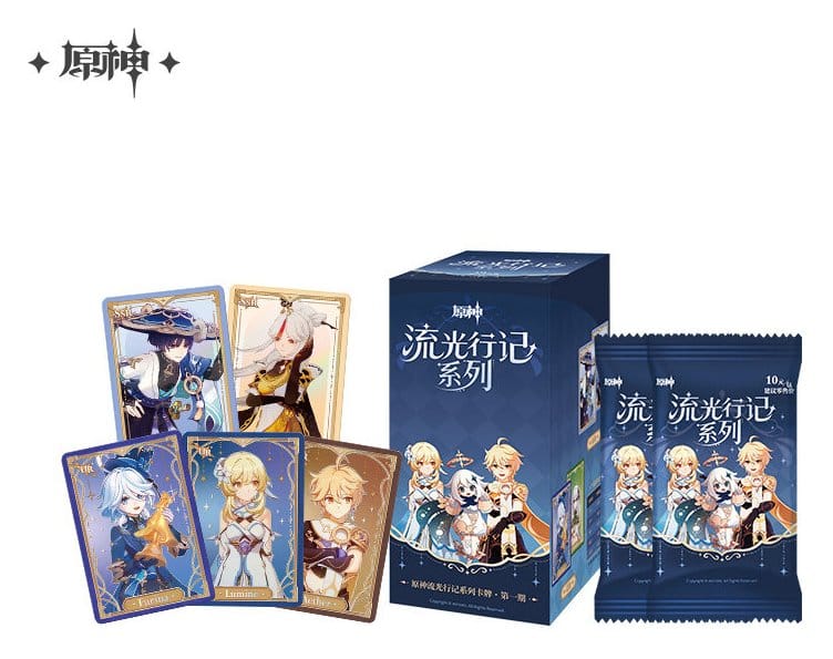Genshin Impact Sammelkartenspiel Journey of Light Blind Box Display (18) *Chinesische Version* - Preorder - ETA: 23.10.2026