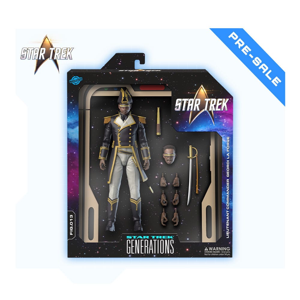 Star Trek: Treffen der Generationen Actionfigur 1/10 Wave 2 Sailor Uniform Geordi La Forge 16 cm - Preorder - ETA: 25.11.2026