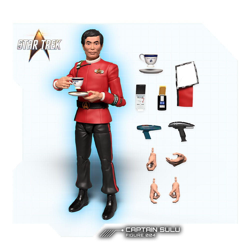Star Trek VI: Das unentdeckte Land Actionfigur 1/12 Captain Sulu 16 cm - Preorder - ETA: 25.12.2025