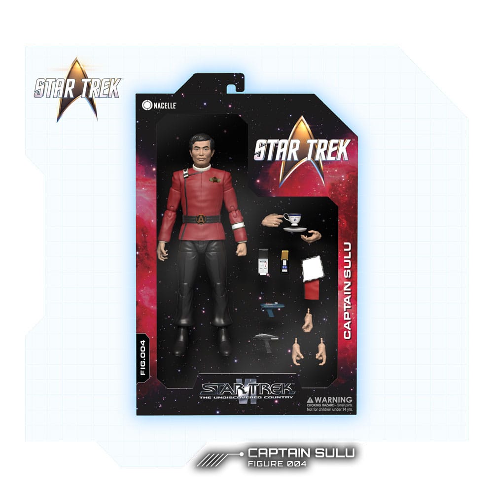 Star Trek VI: Das unentdeckte Land Actionfigur 1/12 Captain Sulu 16 cm - Preorder - ETA: 25.12.2025