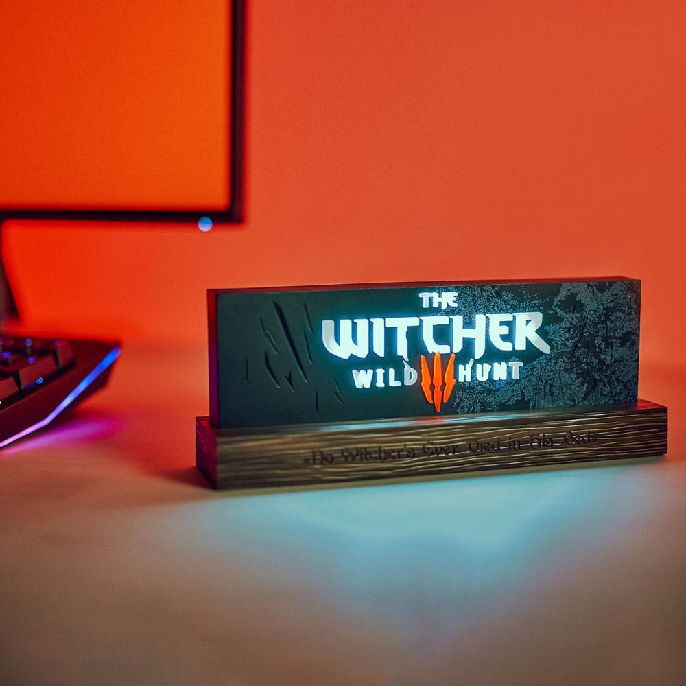 The Witcher LED-Leuchte Wild Hunt Logo 22 cm - Preorder - ETA: 05.12.2025