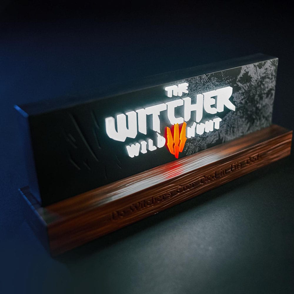 The Witcher LED-Leuchte Wild Hunt Logo 22 cm - Preorder - ETA: 05.12.2025