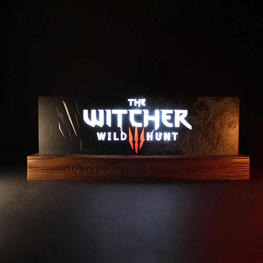 The Witcher LED-Leuchte Wild Hunt Logo 22 cm - Preorder - ETA: 05.12.2025