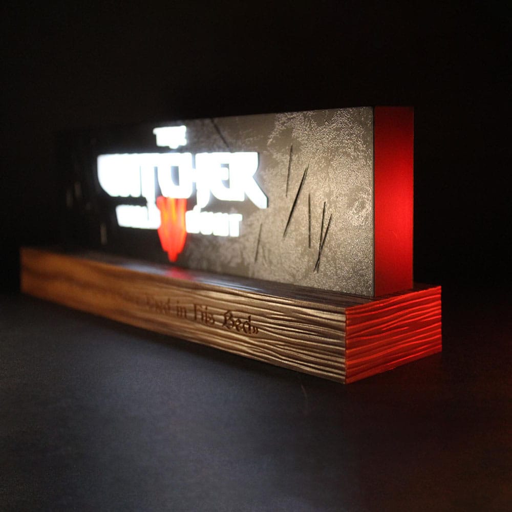 The Witcher LED-Leuchte Wild Hunt Logo 22 cm - Preorder - ETA: 05.12.2025