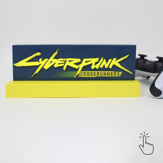 Cyberpunk Edgerunner LED-Leuchte Logo 22 cm - Versand: 5-7 Tage nach Bestellung