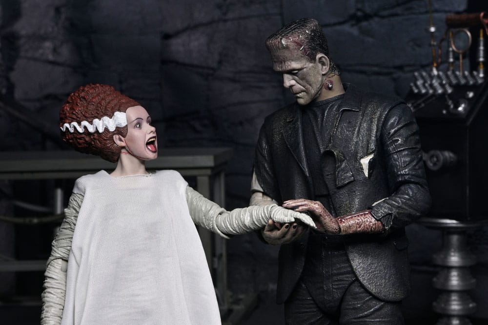 Universal Monsters Actionfiguren 2er-Pack Bride of Frankenstein 90th Anniversary The Monster & His Mate 18 cm - Versand: 7 Tage nach Bestellung