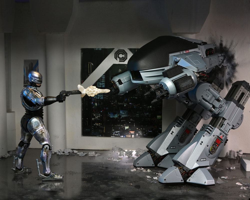 RoboCop Actionfigur Ultimate Battle Damaged RoboCop with Chair 18 cm - Preorder - ETA: 16.02.2026