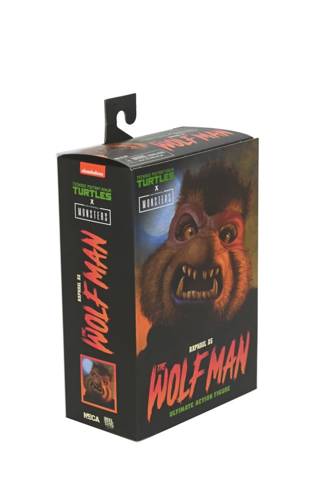Universal Monsters x Teenage Mutant Ninja Turtles Actionfigur Ultimate Raphael as The Wolfman 18 cm - Versand: 5-7 Tage nach Bestellung