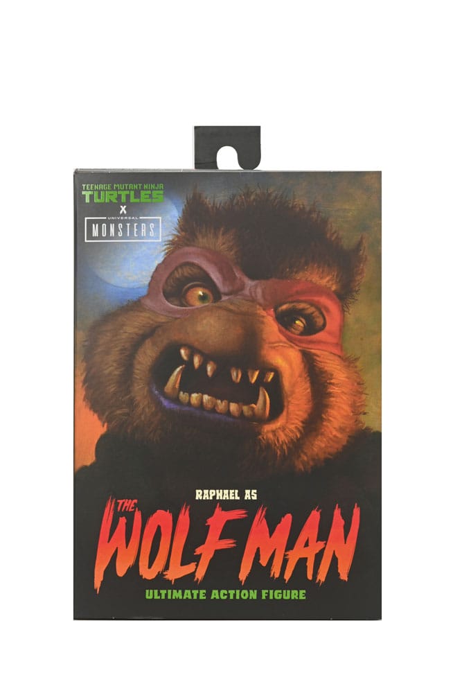 Universal Monsters x Teenage Mutant Ninja Turtles Actionfigur Ultimate Raphael as The Wolfman 18 cm - Versand: 5-7 Tage nach Bestellung