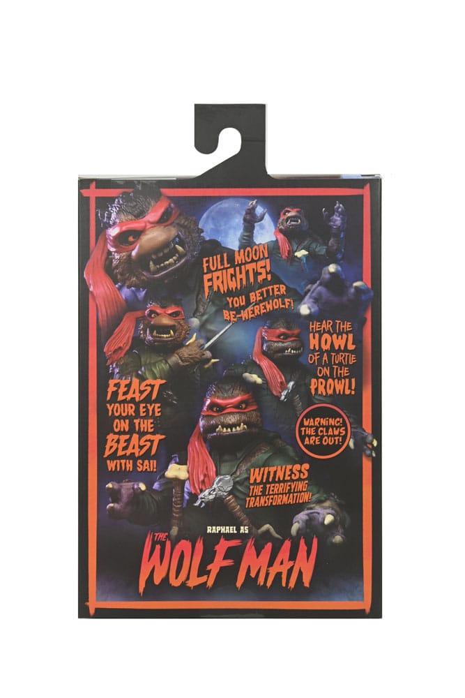 Universal Monsters x Teenage Mutant Ninja Turtles Actionfigur Ultimate Raphael as The Wolfman 18 cm - Versand: 5-7 Tage nach Bestellung