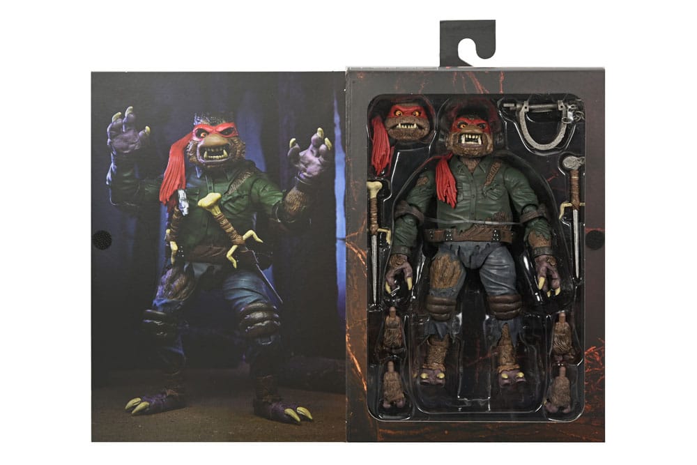 Universal Monsters x Teenage Mutant Ninja Turtles Actionfigur Ultimate Raphael as The Wolfman 18 cm - Versand: 5-7 Tage nach Bestellung
