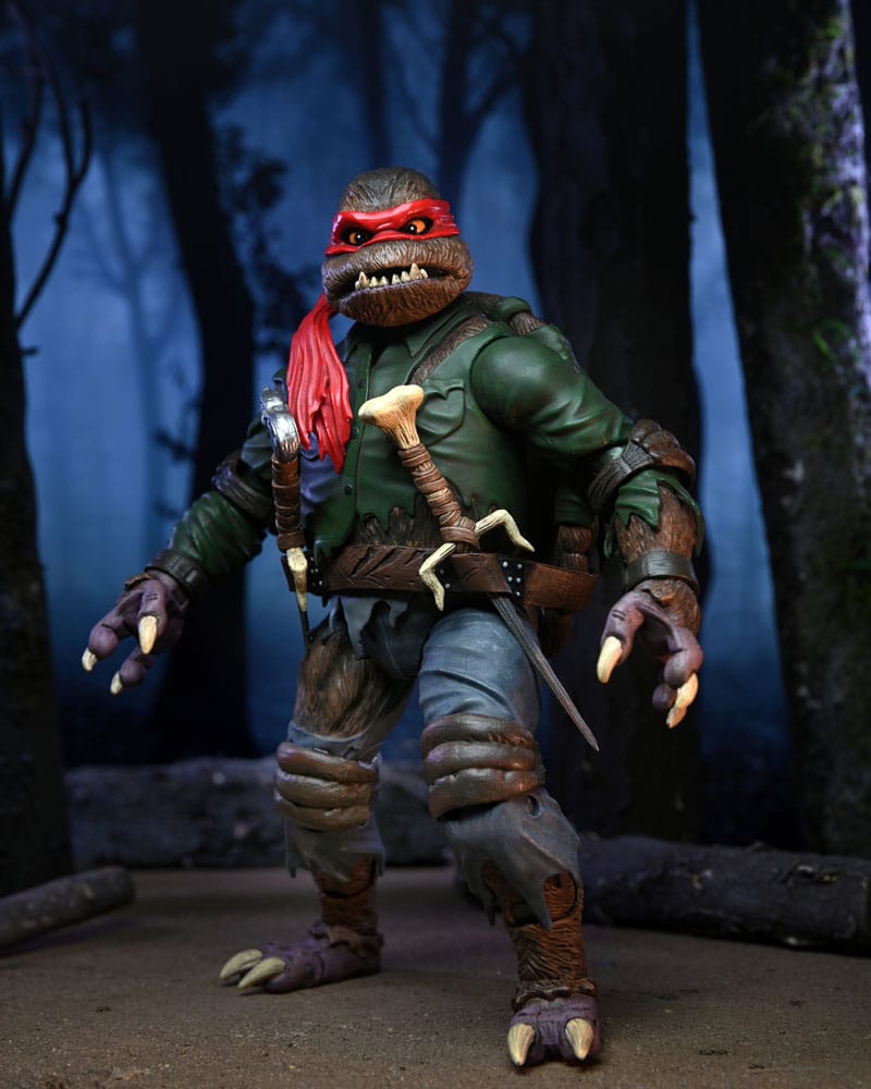 Universal Monsters x Teenage Mutant Ninja Turtles Actionfigur Ultimate Raphael as The Wolfman 18 cm - Versand: 5-7 Tage nach Bestellung