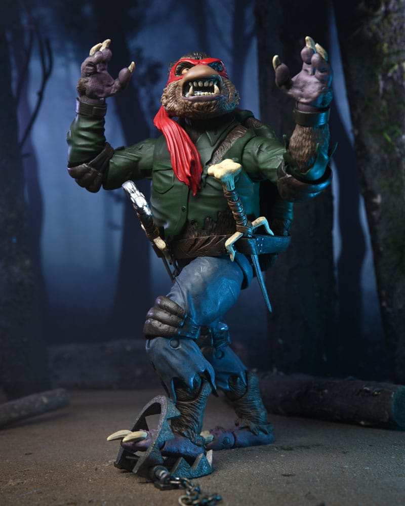 Universal Monsters x Teenage Mutant Ninja Turtles Actionfigur Ultimate Raphael as The Wolfman 18 cm - Versand: 5-7 Tage nach Bestellung