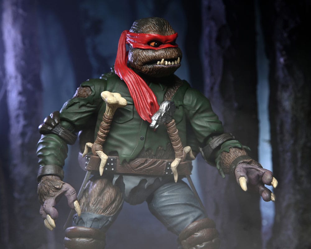 Universal Monsters x Teenage Mutant Ninja Turtles Actionfigur Ultimate Raphael as The Wolfman 18 cm - Versand: 5-7 Tage nach Bestellung