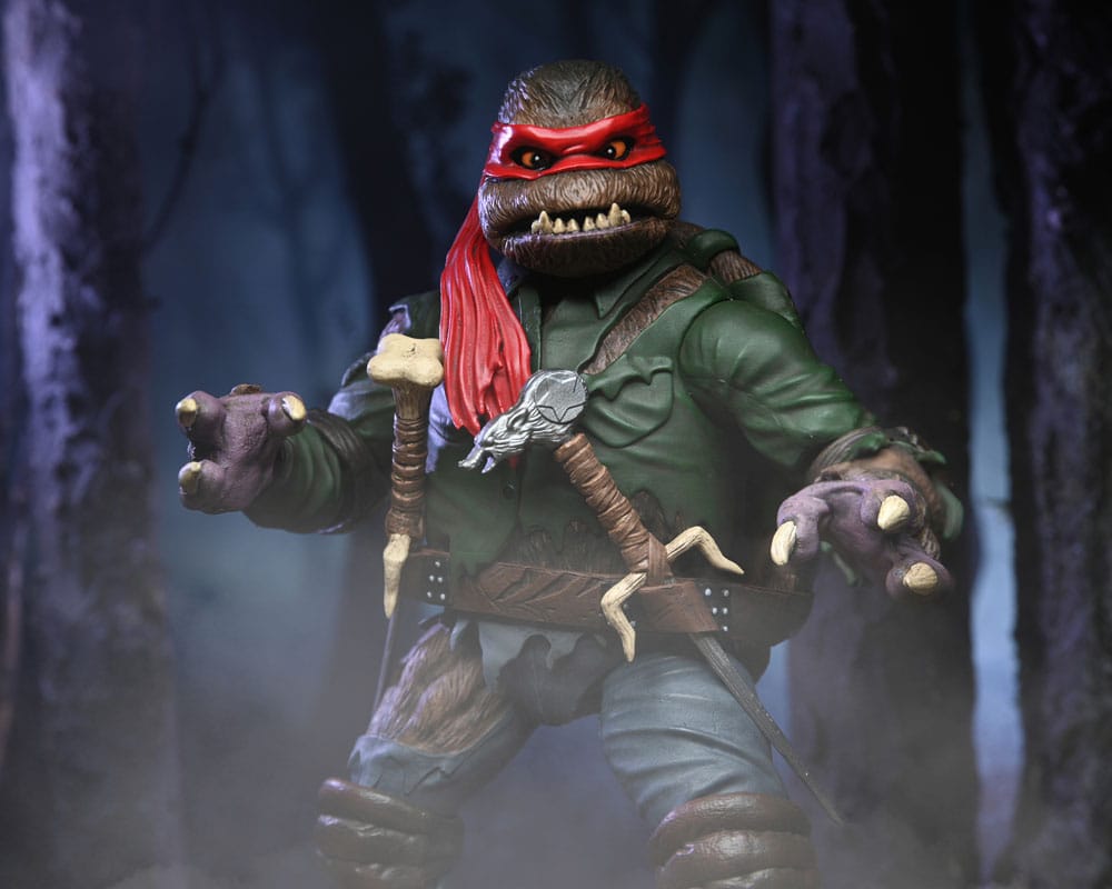 Universal Monsters x Teenage Mutant Ninja Turtles Actionfigur Ultimate Raphael as The Wolfman 18 cm - Versand: 5-7 Tage nach Bestellung