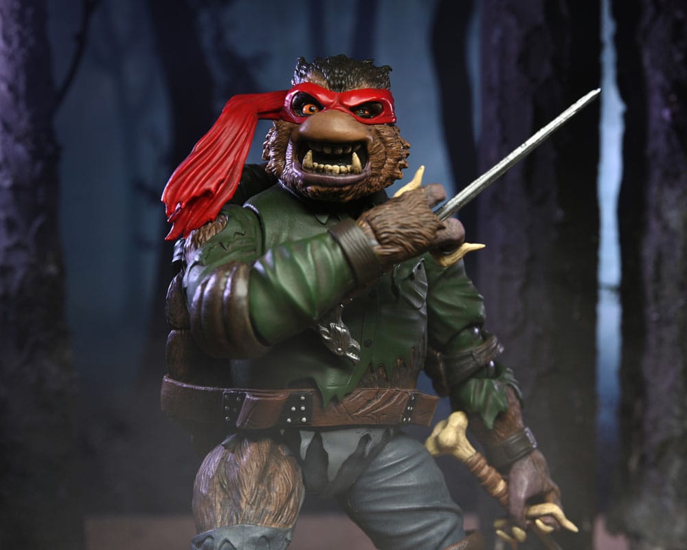 Universal Monsters x Teenage Mutant Ninja Turtles Actionfigur Ultimate Raphael as The Wolfman 18 cm - Versand: 5-7 Tage nach Bestellung