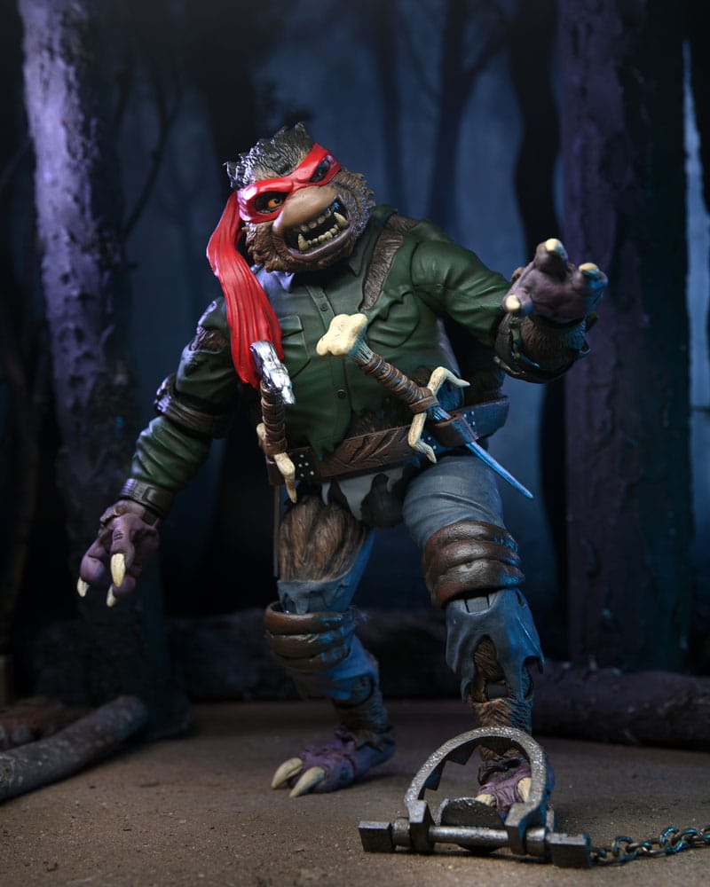Universal Monsters x Teenage Mutant Ninja Turtles Actionfigur Ultimate Raphael as The Wolfman 18 cm - Versand: 5-7 Tage nach Bestellung