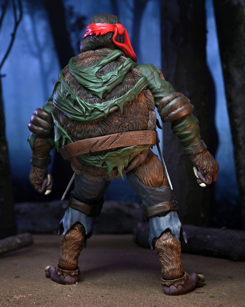 Universal Monsters x Teenage Mutant Ninja Turtles Actionfigur Ultimate Raphael as The Wolfman 18 cm - Versand: 5-7 Tage nach Bestellung