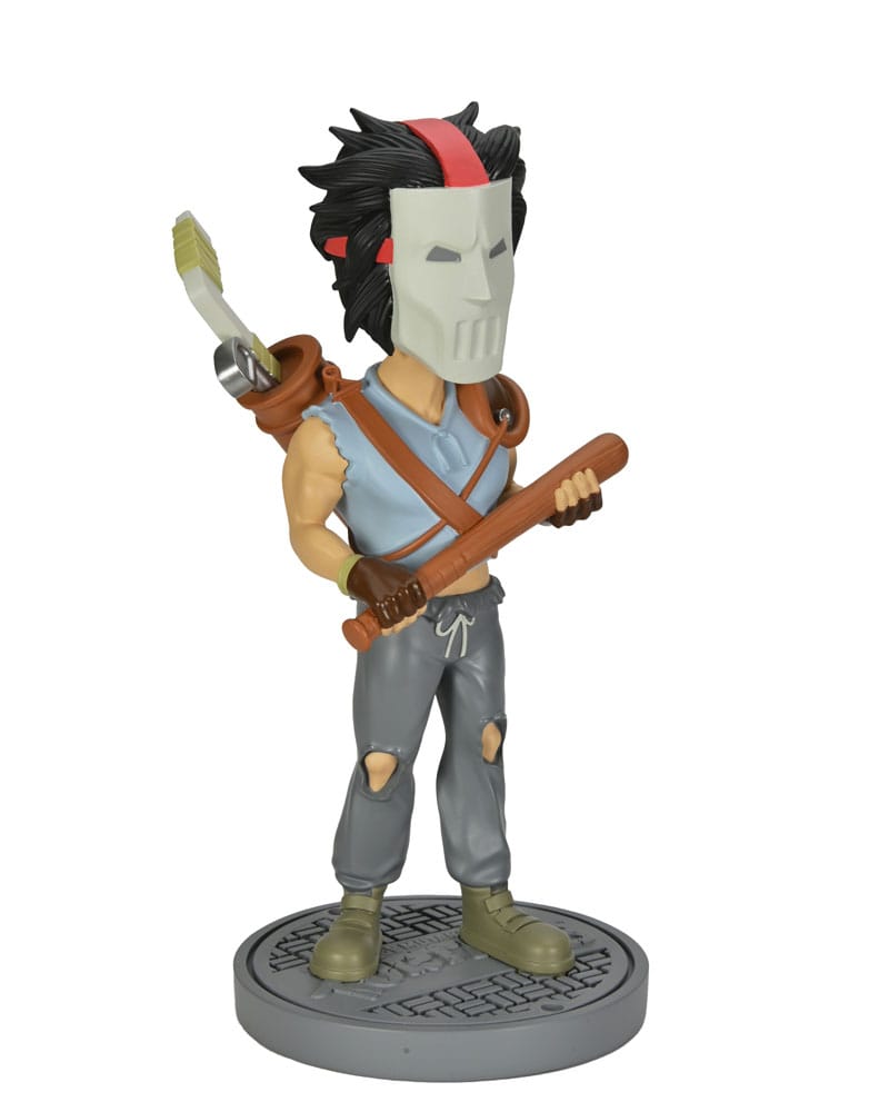 Teenage Mutant Ninja Turtles (Classic) Head Knocker Wackelkopf-Figur Casey Jones 20 cm - Preorder - ETA: 19.09.2025
