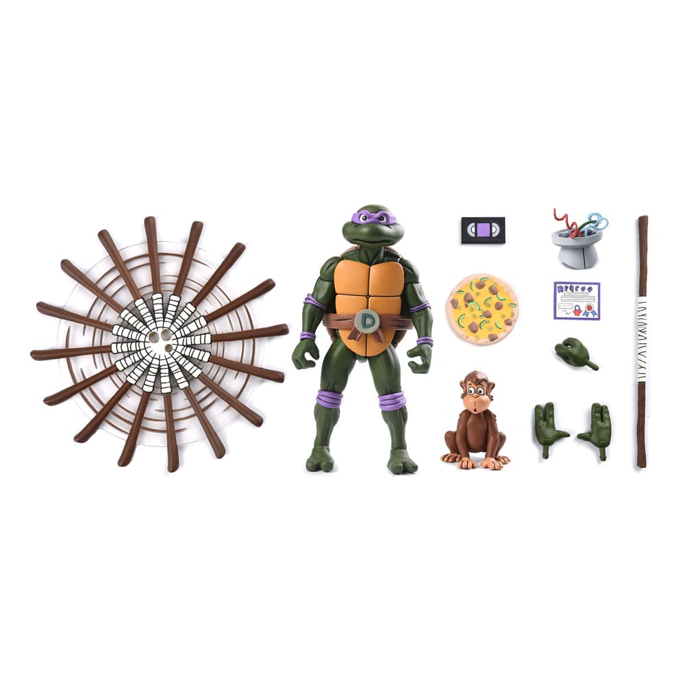 Teenage Mutant Ninja Turtles (1987 Cartoon) Actionfigur Ultimate Donatello (VHS) 18 cm - Versand: 7 Tage nach Bestellung