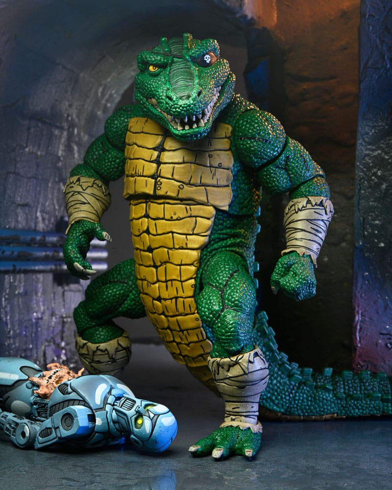 Teenage Mutant Ninja Turtles (Mirage Comics) Actionfigur Leatherhead 21 cm - Preorder - ETA: 19.09.2025