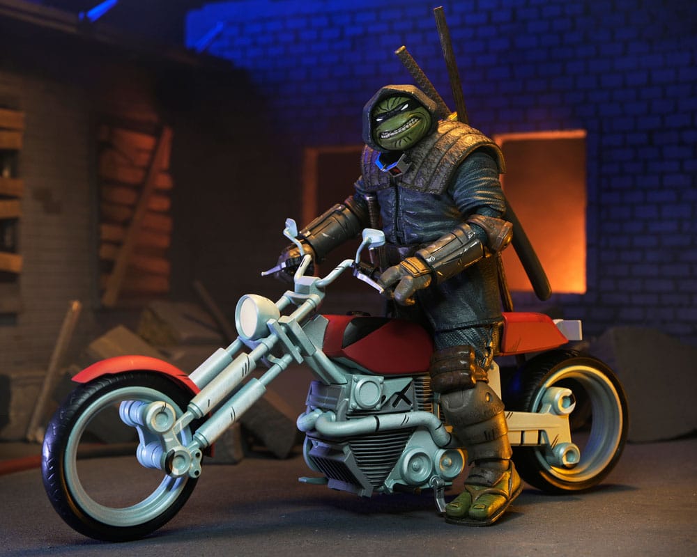 Teenage Mutant Ninja Turtles (The Last Ronin The Lost Years) Actionfigur Casey Marie with Last Ronin Motorcycle 18 cm - Preorder - ETA: 29.11.2025