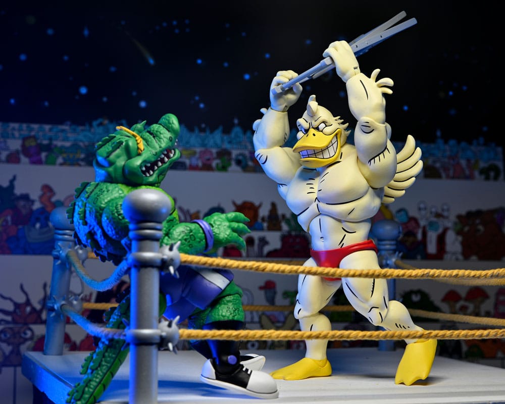Teenage Mutant Ninja Turtles (Archie Comics) Actionfigur Stump Wrestling Ace Duck 18 cm - Preorder - ETA: 05.03.2026