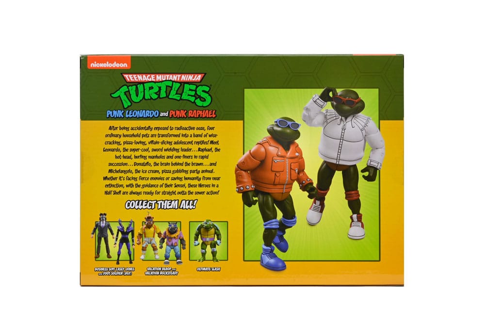Teenage Mutant Ninja Turtles (Cartoon) Actionfigur Punk Leo and Punk Raph 2 Pack 18 cm - Preorder - ETA: 19.09.2025