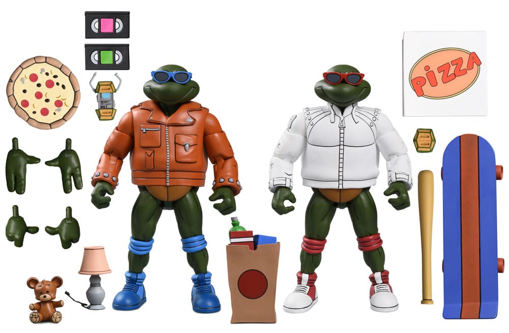 Teenage Mutant Ninja Turtles (Cartoon) Actionfigur Punk Leo and Punk Raph 2 Pack 18 cm - Preorder - ETA: 19.09.2025