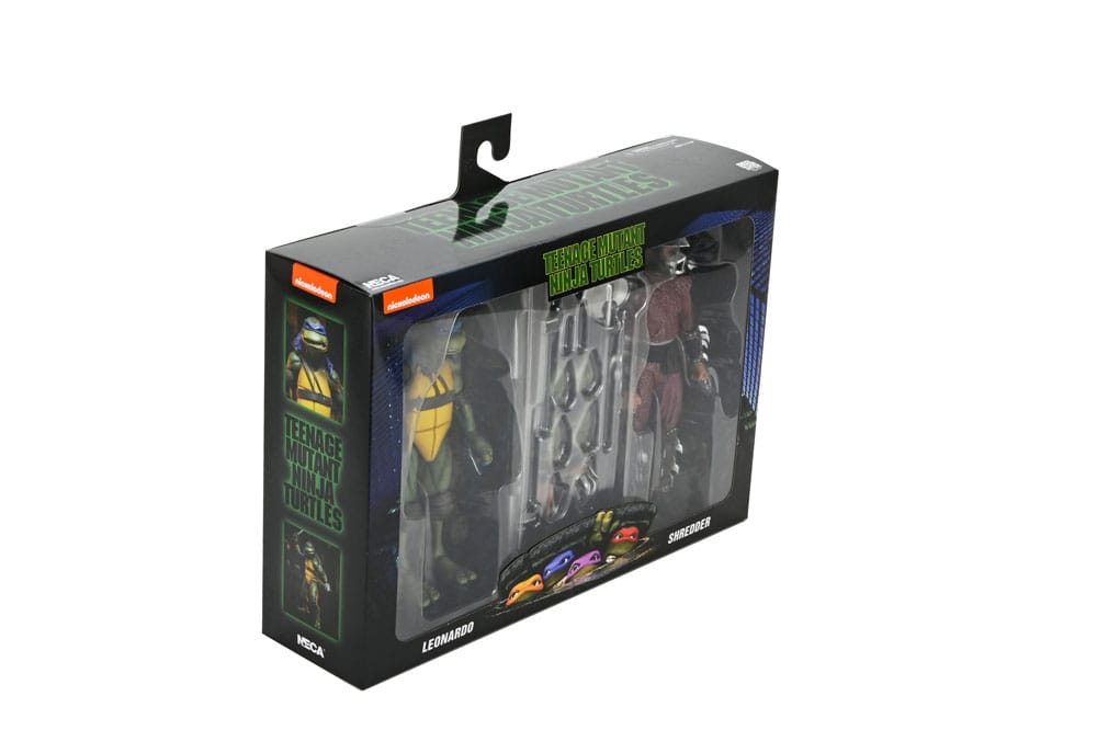 Teenage Mutant Ninja Turtles (1990 Movie) Actionfigur Roof Top Battle Shredder vs Leo 18 cm - Preorder - ETA: 29.11.2025