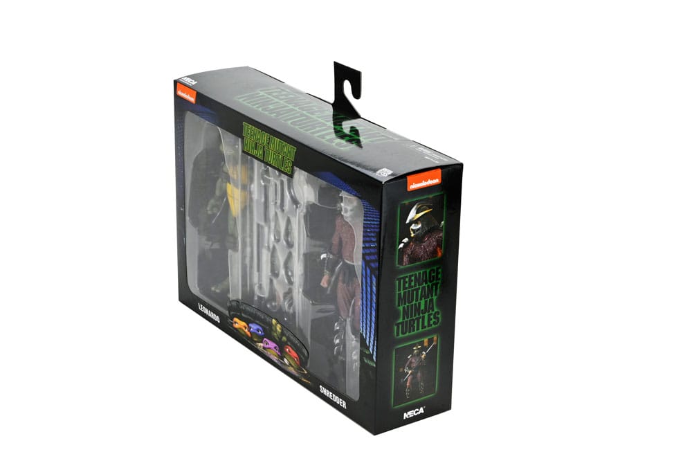 Teenage Mutant Ninja Turtles (1990 Movie) Actionfigur Roof Top Battle Shredder vs Leo 18 cm - Preorder - ETA: 29.11.2025