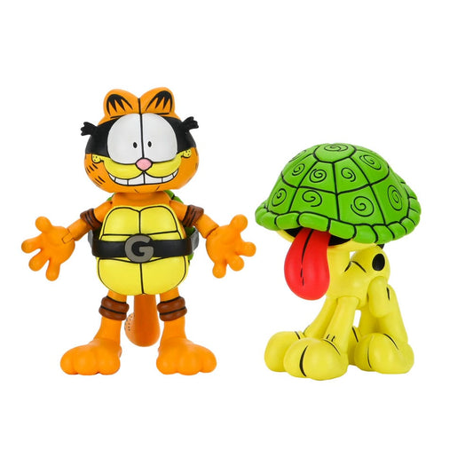 Teenage Mutant Ninja Turtles (Archie Comics) x Garfield 2er-Pack Actionfigur Ultimate Garfello & Odie 10 cm - Preorder - ETA: 24.04.2026