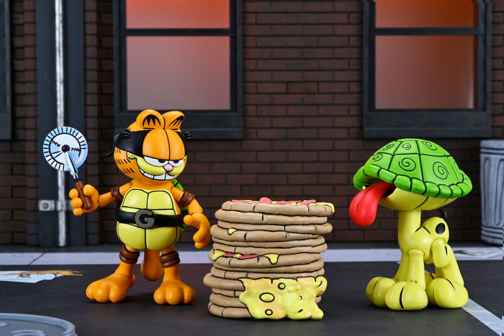 Teenage Mutant Ninja Turtles (Archie Comics) x Garfield 2er-Pack Actionfigur Ultimate Garfello & Odie 10 cm - Preorder - ETA: 24.04.2026