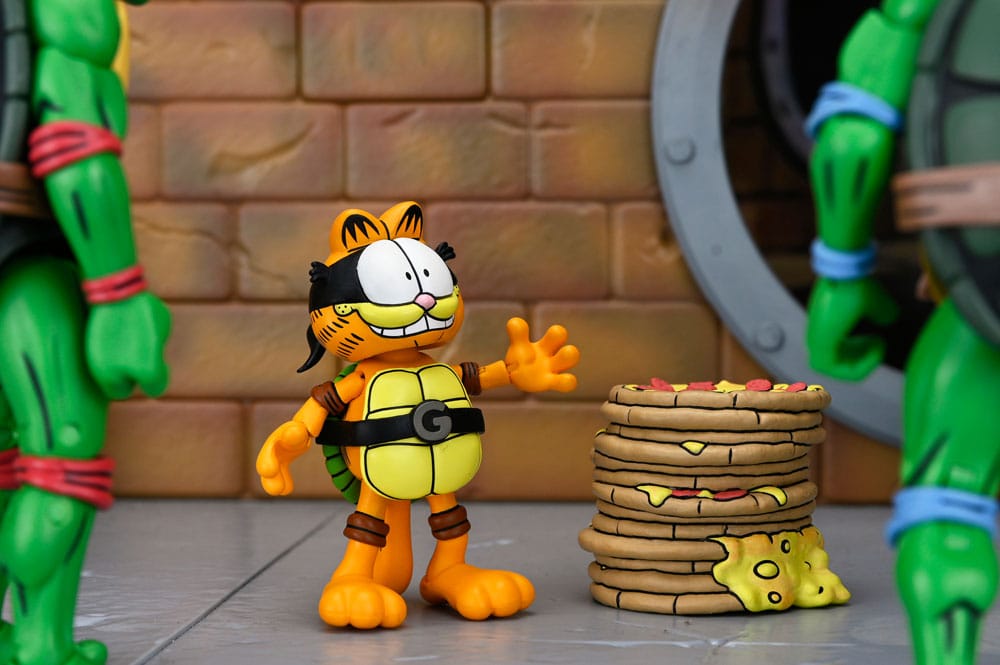Teenage Mutant Ninja Turtles (Archie Comics) x Garfield 2er-Pack Actionfigur Ultimate Garfello & Odie 10 cm - Preorder - ETA: 24.04.2026