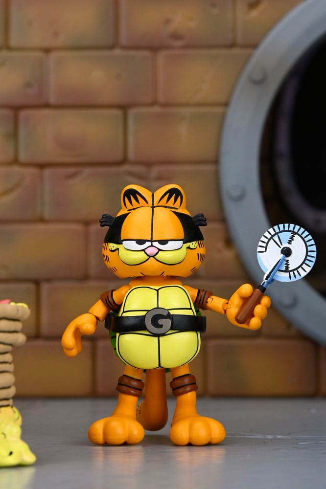 Teenage Mutant Ninja Turtles (Archie Comics) x Garfield 2er-Pack Actionfigur Ultimate Garfello & Odie 10 cm - Preorder - ETA: 24.04.2026