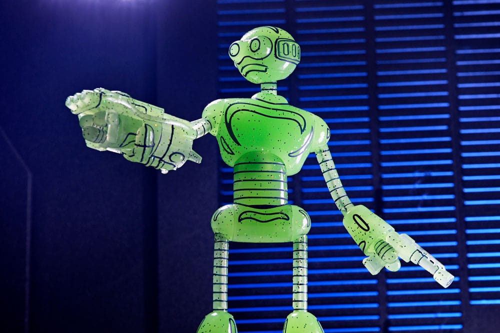 Teenage Mutant Ninja Turtles (Mirage Comics) Actionfigur Transmat Fugitoid GID 18 cm - Preorder - ETA: 19.09.2025